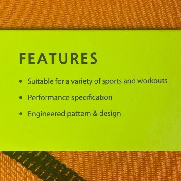 TSLA Mens M‎ Athletic T shirt Stretch UPF50+ Orange Mock Neck NWT - Picture 8 of 13